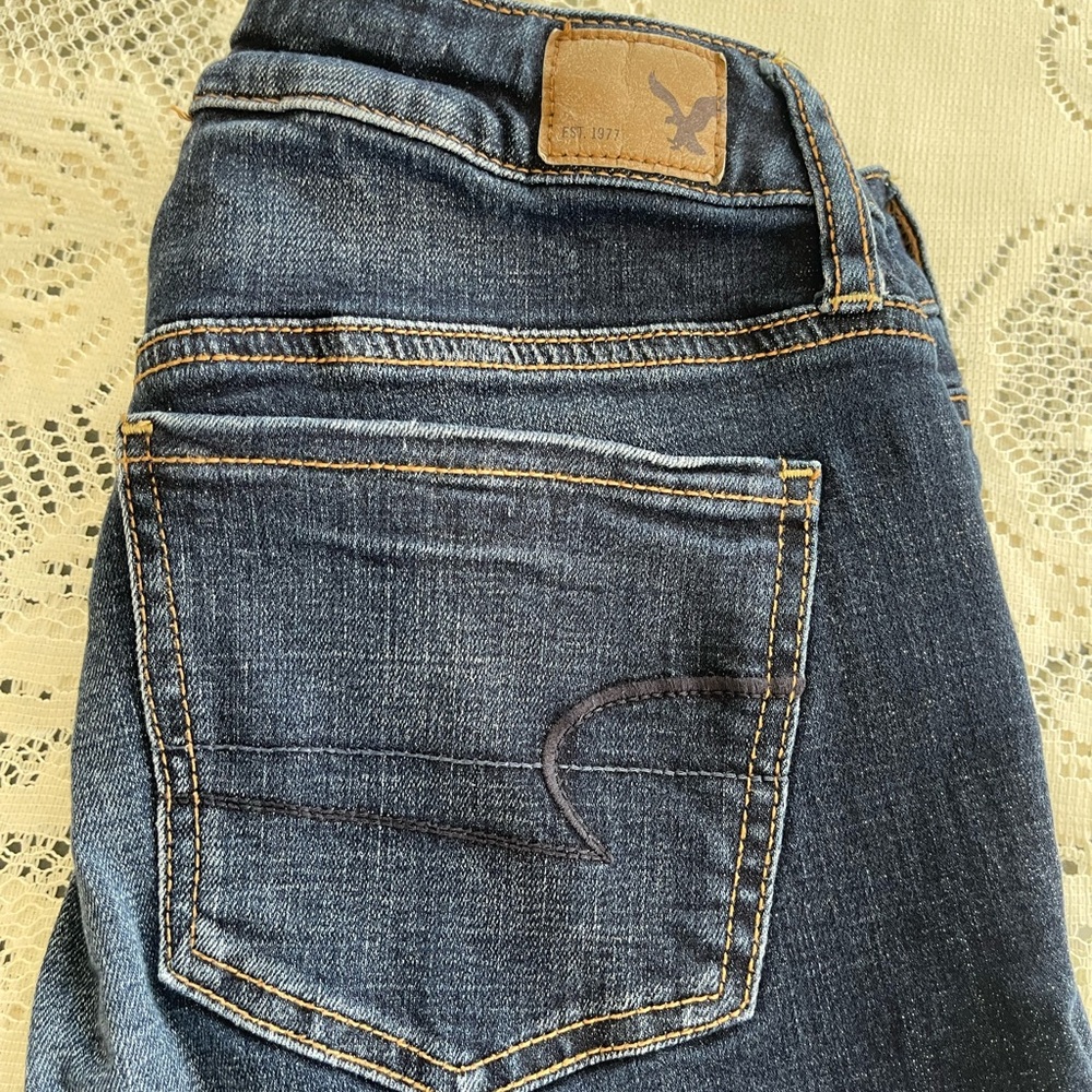 American Eagle Outfitters Blue Jeggings with Classic Denim Appeal - Picture 10 of 10